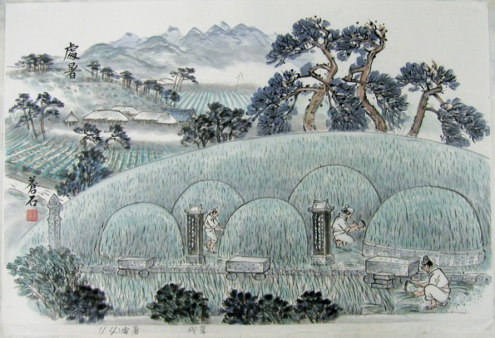 表示炎热结束的处暑在今年是8月23日这一天。朝鲜王朝时代，农家用处暑的天气来预测当年的收成。